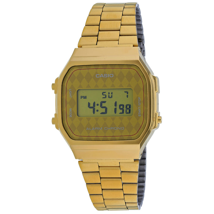 Casio Men's Vintage Gold Dial Watch - A168WG-9BWVT