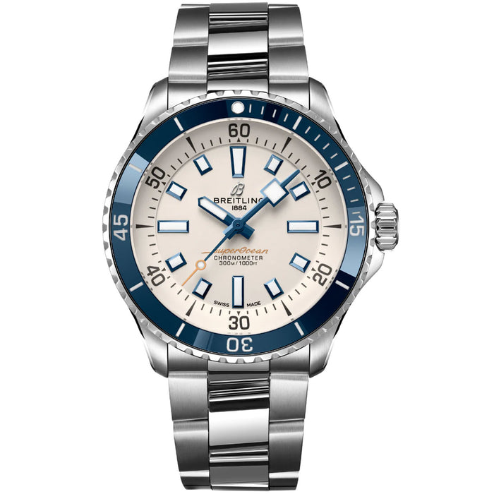 Breitling Men's Superocean Silver Dial Watch - A17375E71G1A1