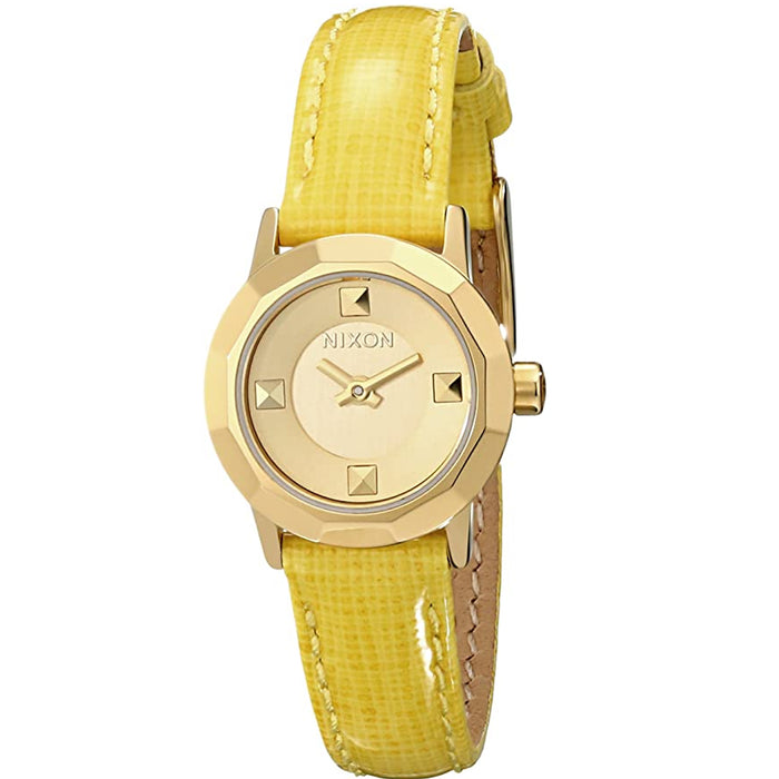 Nixon Women's Mini B Gold Dial Watch - A338-1533