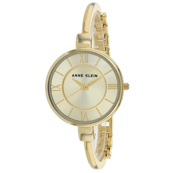 Anne Klein Women's Classic Gold Dial Watch - AK-1750CHGB