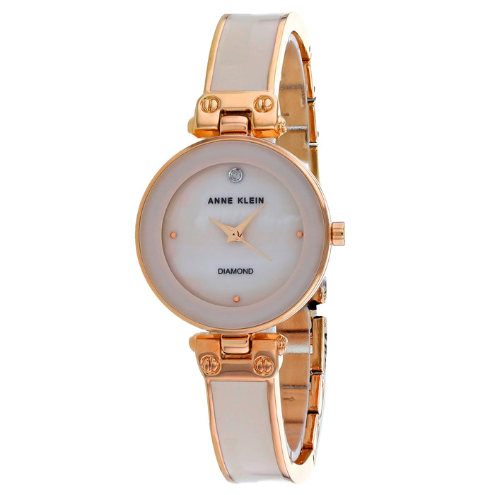 Anne Klein Women's Classic Pink Dial Watch - AK-1980DFST