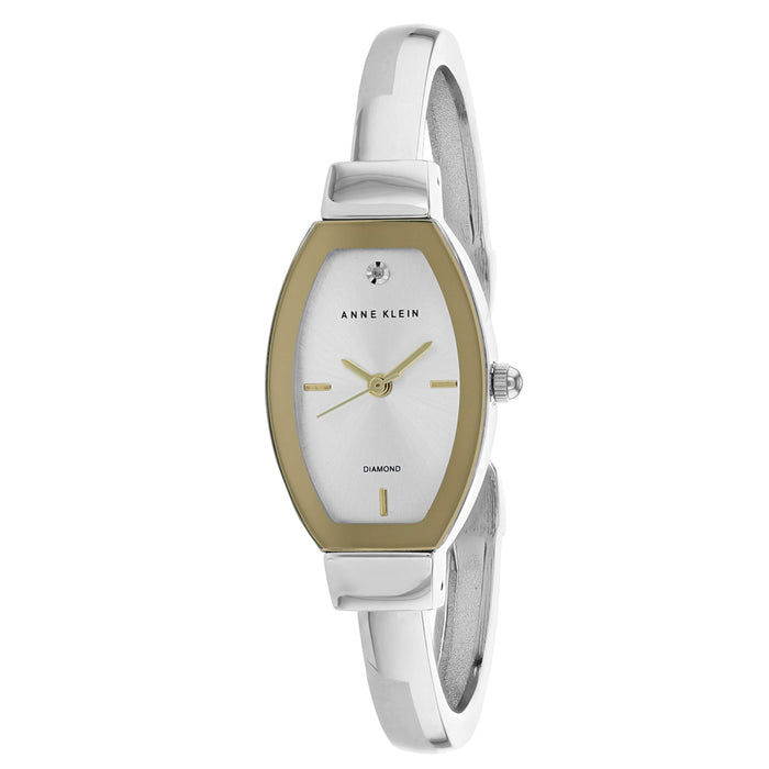 Anne Klein Women's Classic Black Dial Watch - AK-2553SVTT