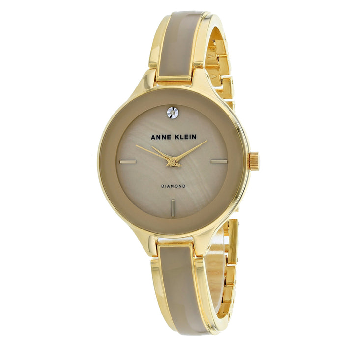 Anne Klein Women's Brown Dial Watch - AK-2702TNGB