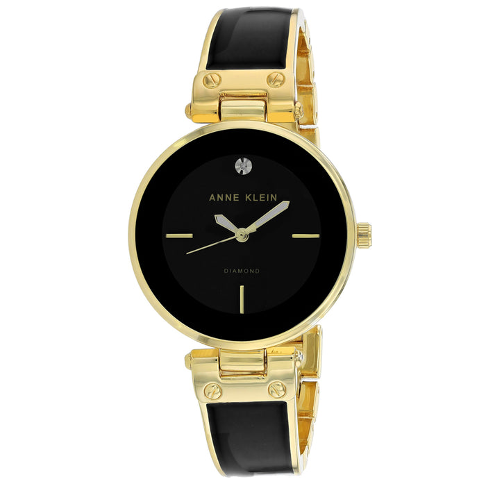 Anne Klein Women's Classic Black Dial Watch - AK-2898BKGB