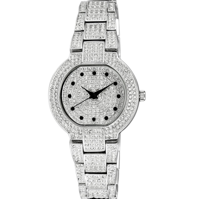 Adee Kaye Women's Sunray White Dial Watch - AK2005-L