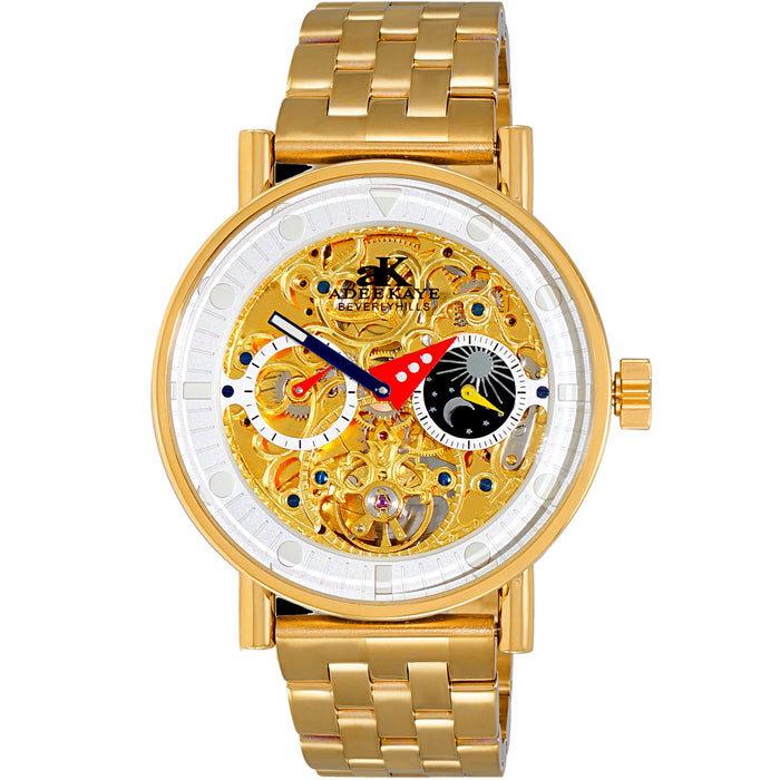 Adee Kaye Men's Majestic Gold Dial Watch - AK2266-20_G0