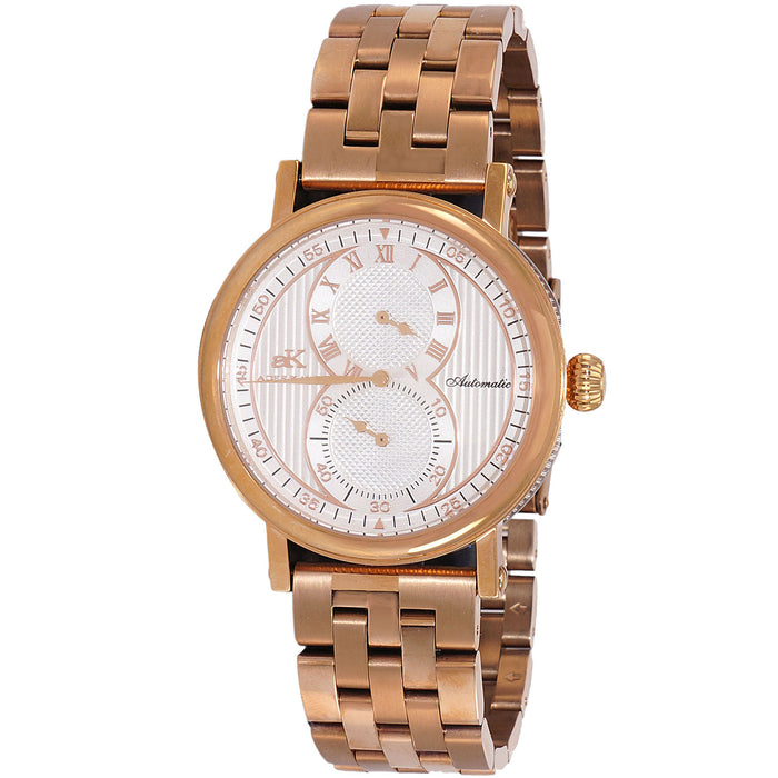 Adee Kaye Men's Mondo - G1 Silver Dial Watch - AK5665-MBSV