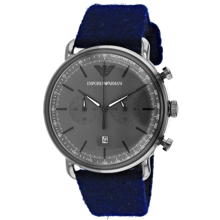 Armani Men's Aviator Grey Dial Watch - AR11144