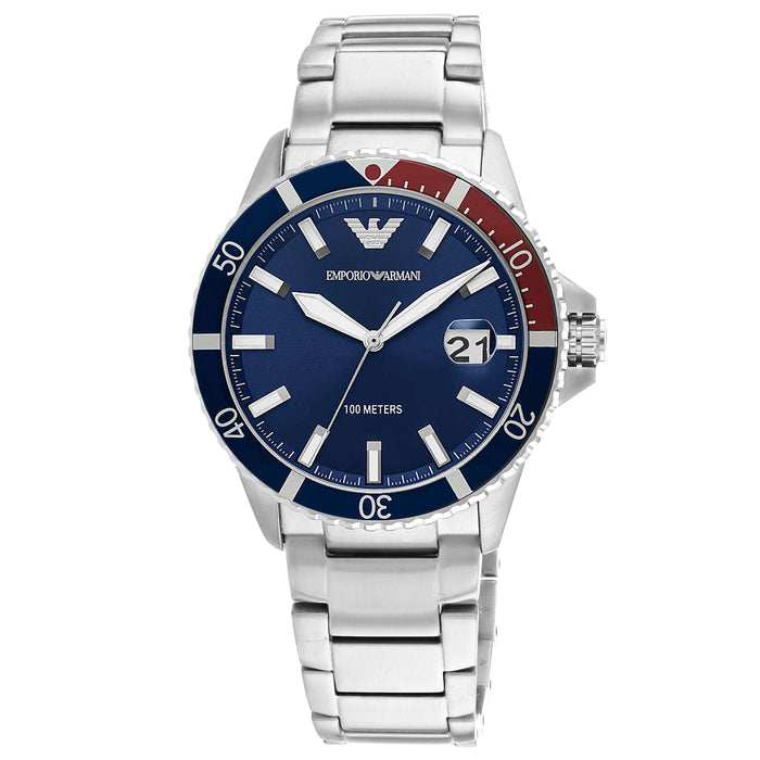 Armani Men's Classic Blue Dial Watch - AR11339