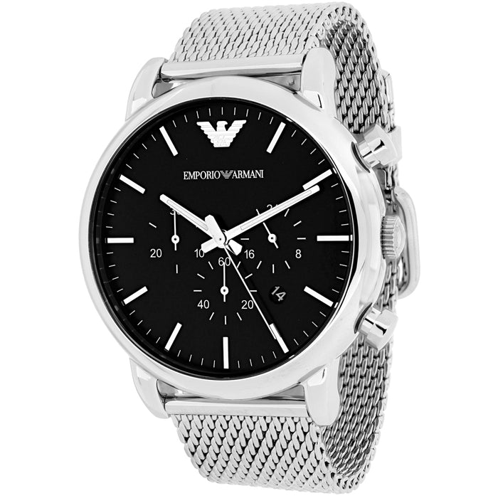 Armani Men's Classic Black Dial Watch - AR1808