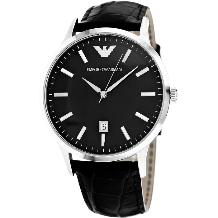 Armani Men's Classic Black Dial Watch - AR2411