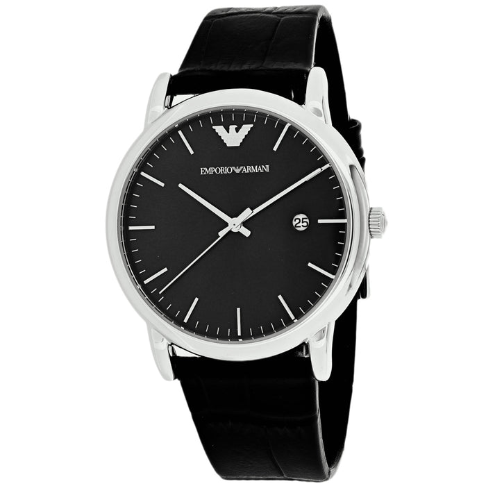 Armani Men's Luigi Black Dial Watch - AR2500