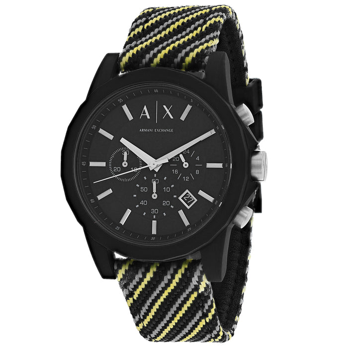 Armani Exchange Men's Classic Black Dial Watch - AX1334