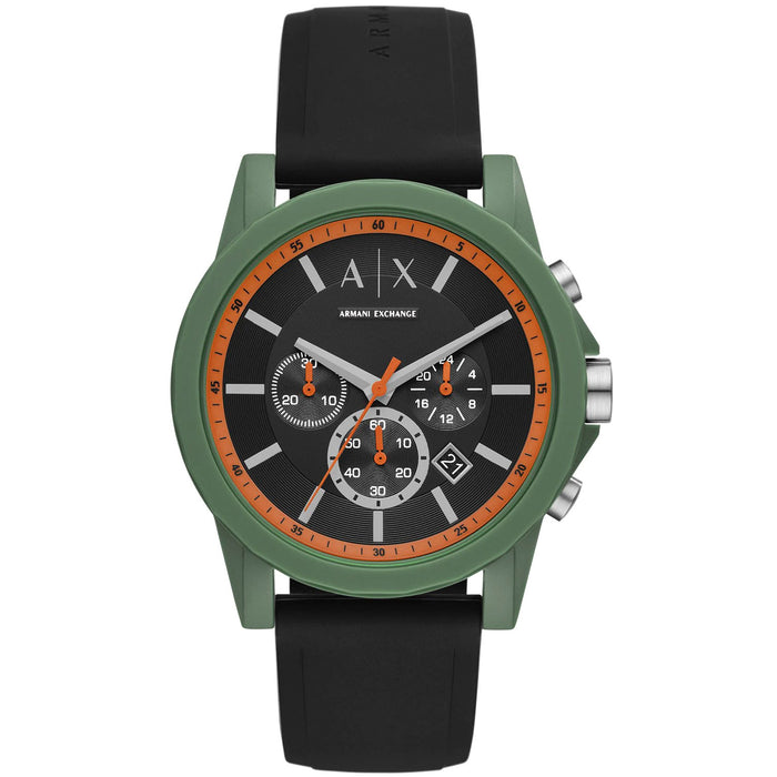 Armani Exchange Men's Classic Black Dial Watch - AX1348