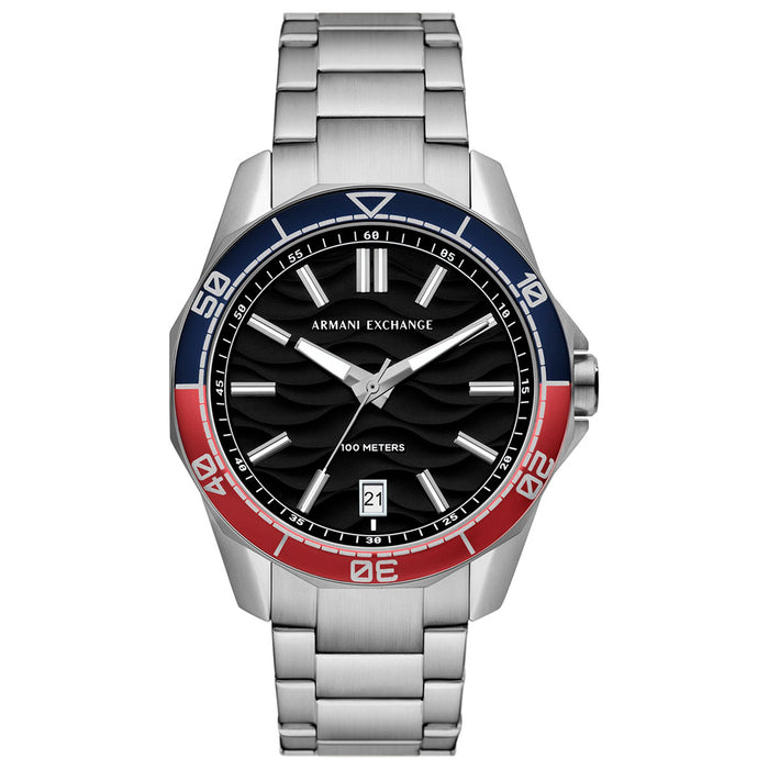 Armani Exchange Men's Classic Black Dial Watch - AX1955