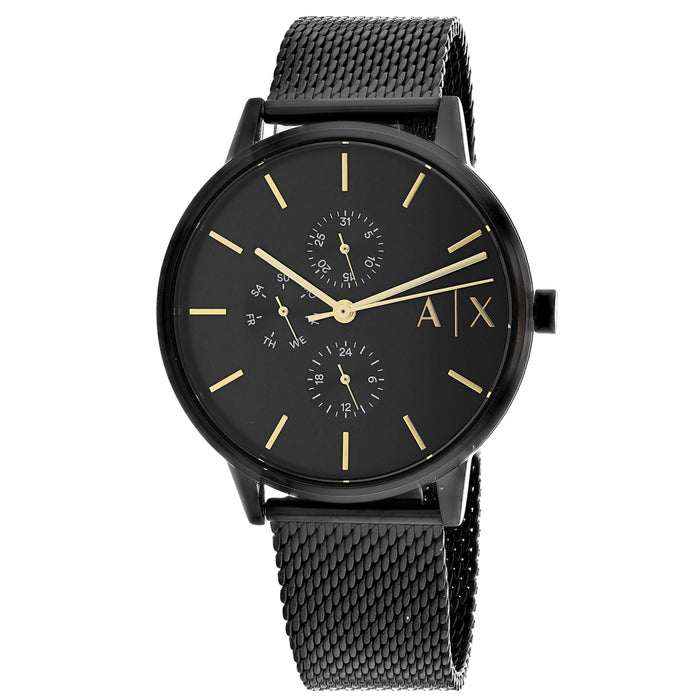 Armani Exchange Men's Cayde Black Dial Watch - AX2716