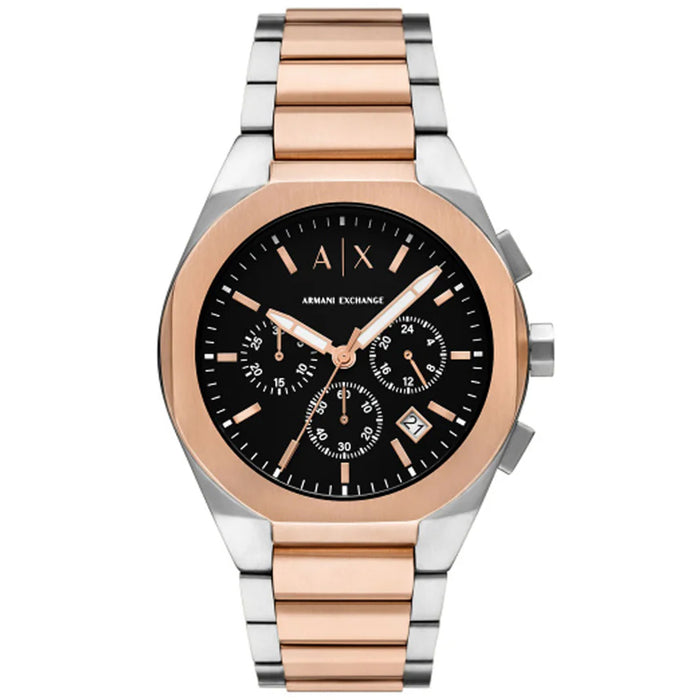 Armani Exchange Men's Rafael Black Dial Watch - AX4181