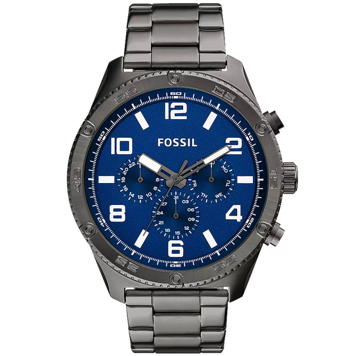 Fossil Men's Brox Blue Dial Watch - BQ2798