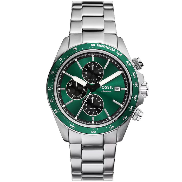 Fossil Men's Autocross Green Dial Watch - BQ2878