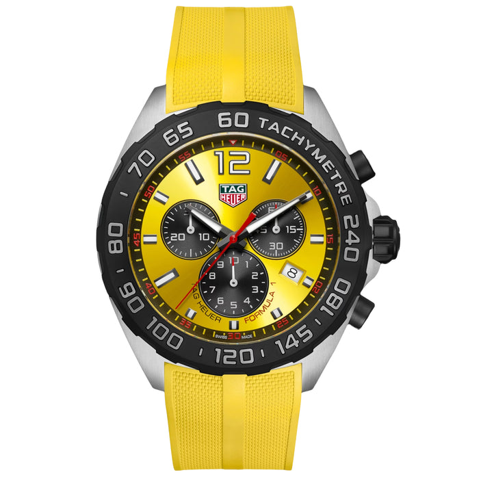 Tag Heuer Men's Formula 1 Yellow Dial Watch - CAZ101AM.FT8054