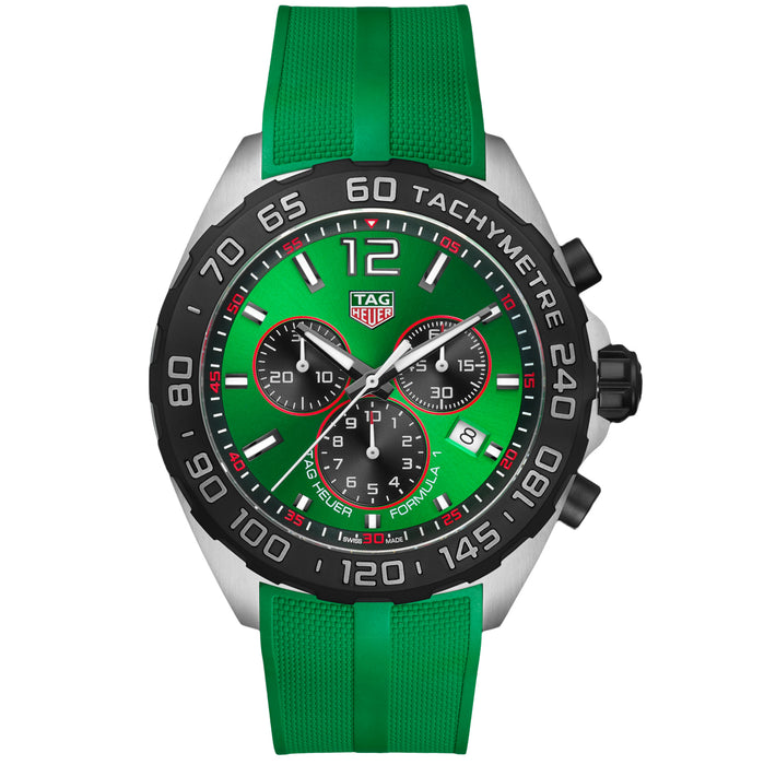 Tag Heuer Men's Formula 1 Green Dial Watch - CAZ101AP.FT8056