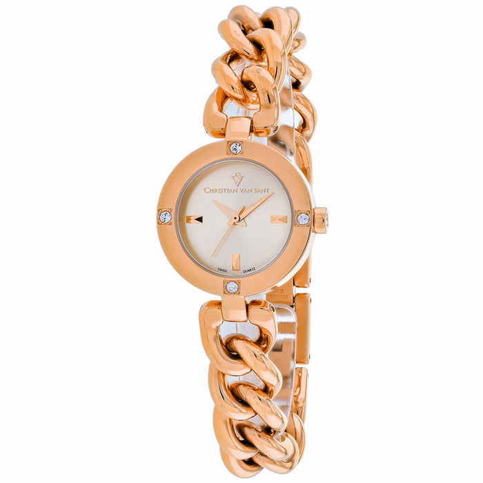 Christian Van Sant Women's Sultry Silver Dial Watch - CV0213