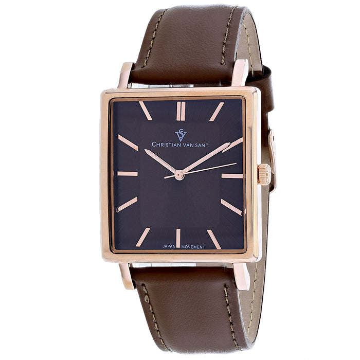 Christian Van Sant Men's Ace Brown Dial Watch - CV0435