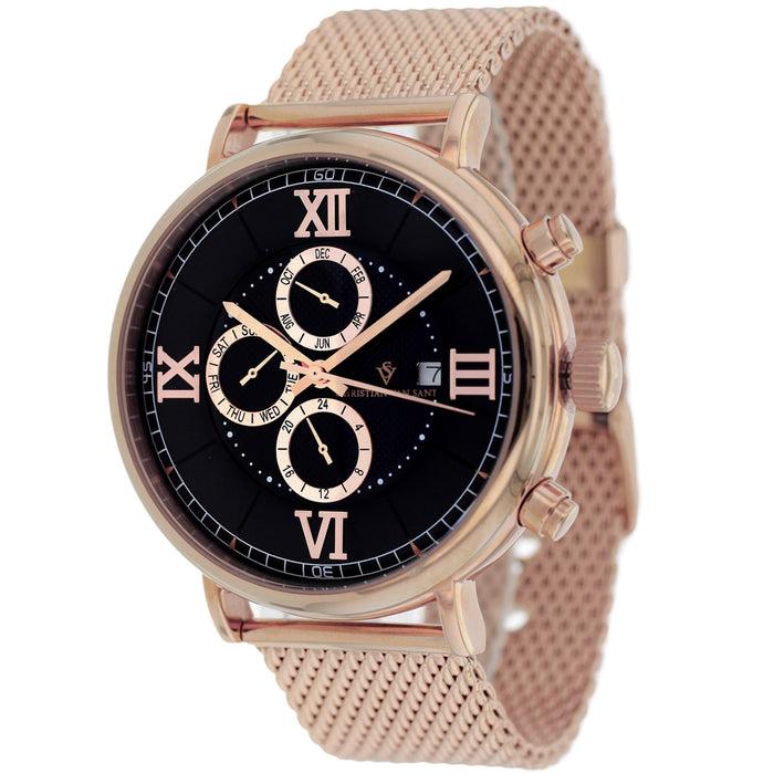 Christian Van Sant Men's Somptueuse Black Dial Watch - CV1123