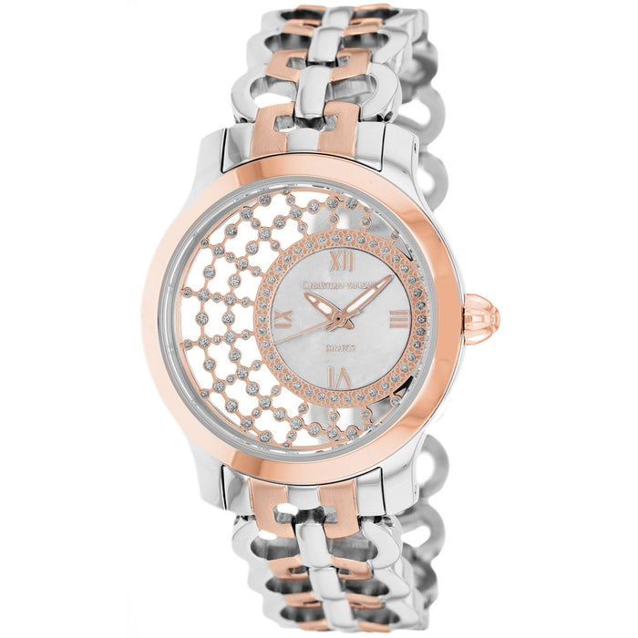 Christian Van Sant Women's Delicate White MOP Dial Watch - CV4413