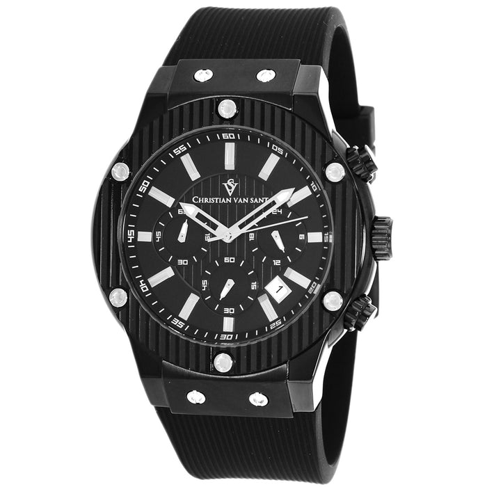 Christian Van Sant Men's Monarchy Black Dial Watch - CV8120