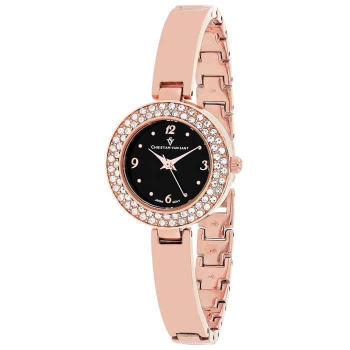 Christian Van Sant Women's Palisades Black Dial Watch - CV8615