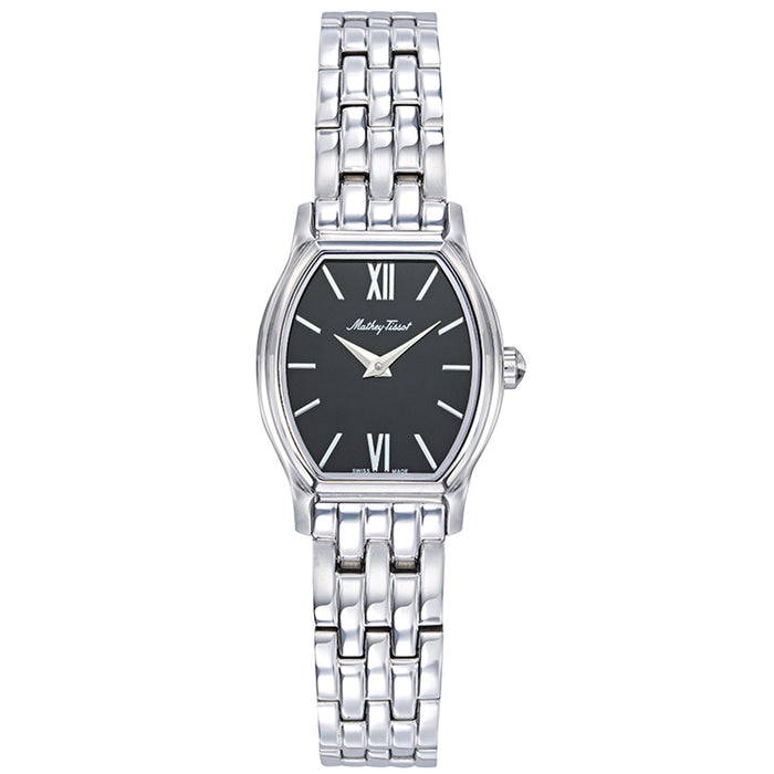 Mathey Tissot Women's Classic Black Dial Watch - D104AN