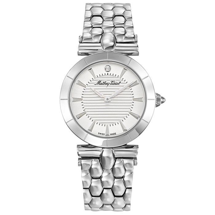 Mathey Tissot Women's Classic Silver Dial Watch - D106AI