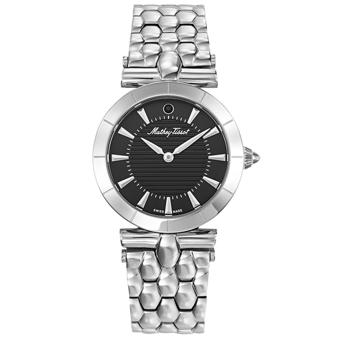 Mathey Tissot Women's Classic Black Dial Watch - D106AN