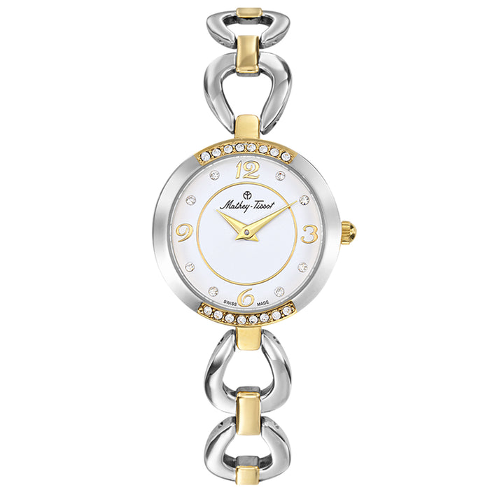 Mathey Tissot Women's Fleury 1496 White Dial Watch - D1496BYI