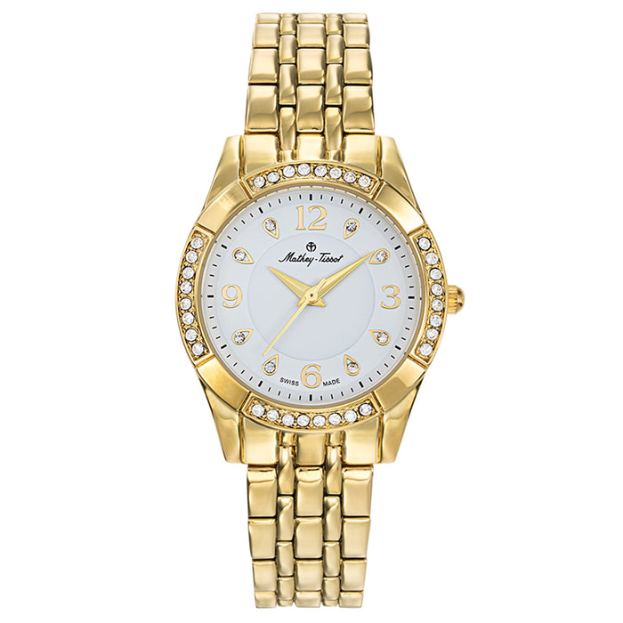 Mathey Tissot Women's Classic White Dial Watch - D2568PYI