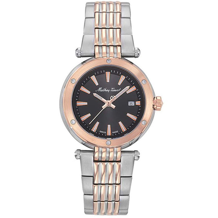 Mathey Tissot Women's Neptune Black Dial Watch - D912RN