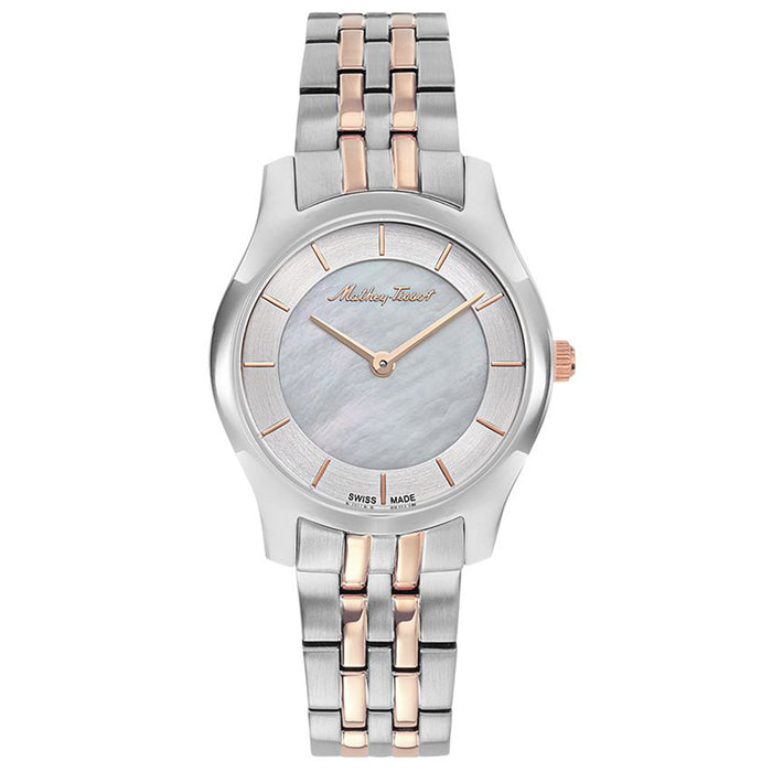 Mathey Tissot Women's Tacy Mother of Pearl Dial Watch - D949BI