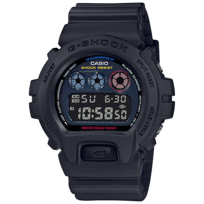 Casio Men's G-Shock Digital Black Dial Watch - DW6900BMC-1