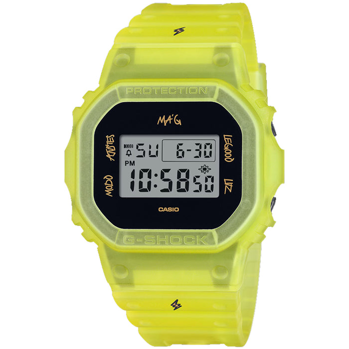 Casio Men's G-Shock x J Balvin 5600 Series Black Dial Watch - DWE-5600JB-1A9