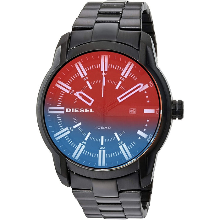 Diesel Men's Armbar Black iridescent Dial Watch - DZ1870