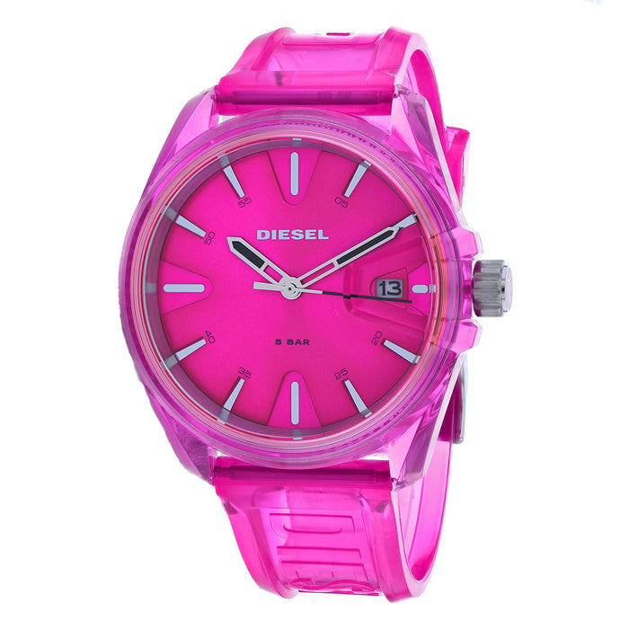 Diesel Women's MS9 Pink Dial Watch - DZ1929