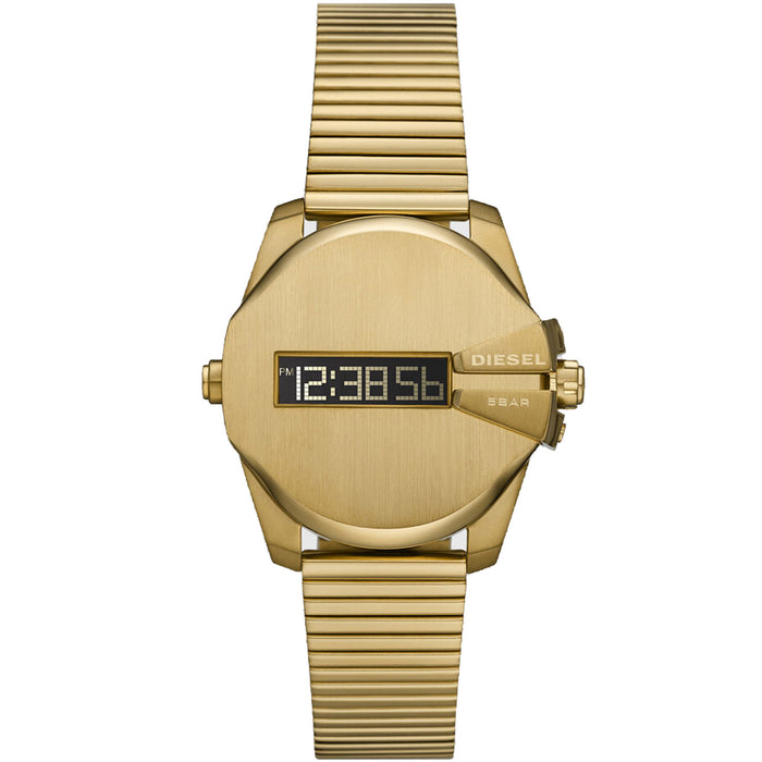 Diesel Men's Baby Chief Gold Dial Watch