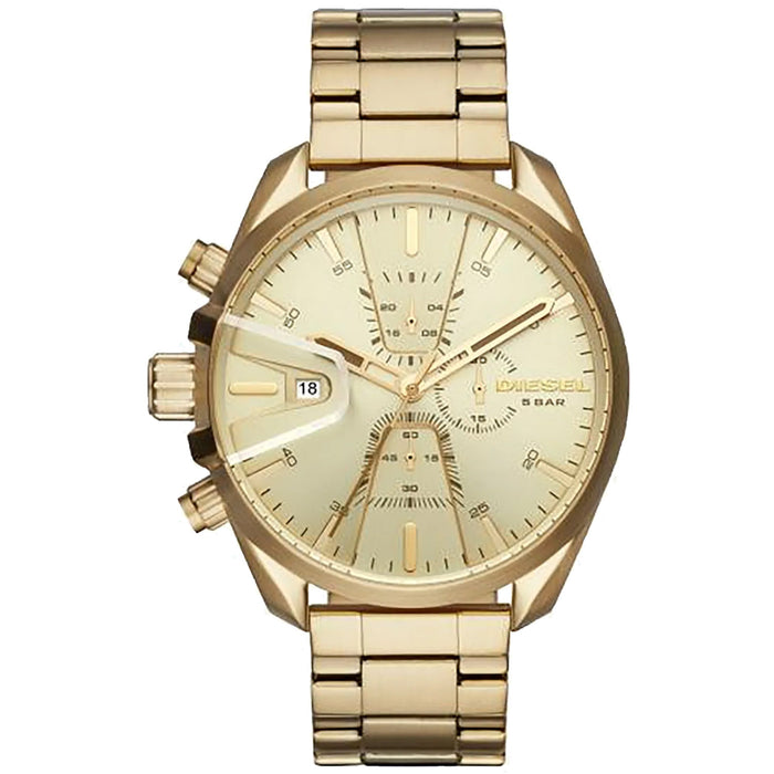 Diesel Men's MS9 Gold Dial Watch - DZ4475