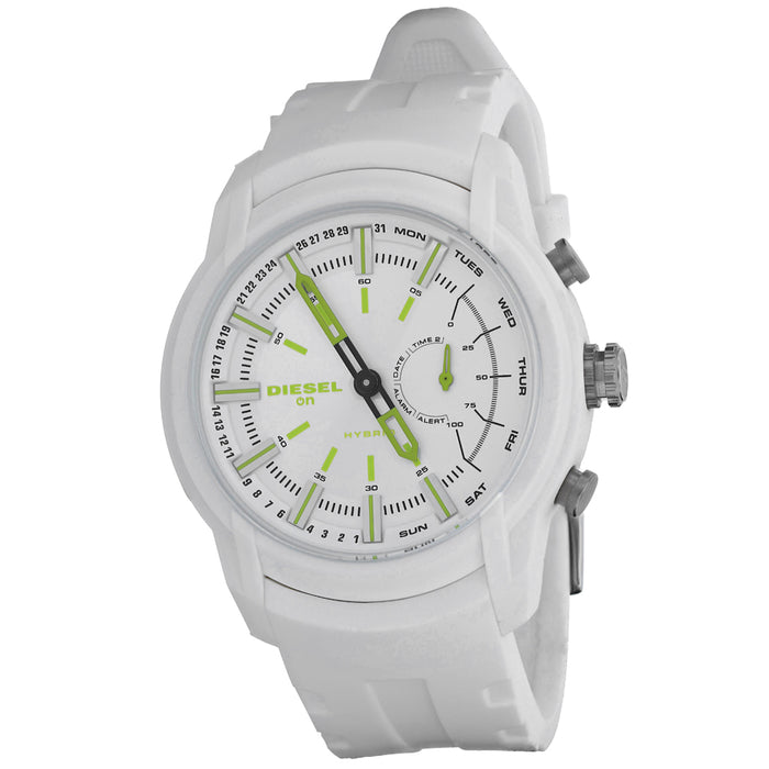 Diesel Men's Armbar Hybrid Silver dial watch - DZT1015