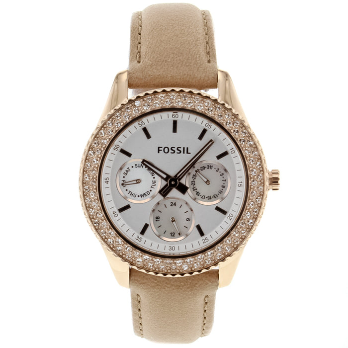 Fossil Women's Stella Silver Dial Watch - ES3104