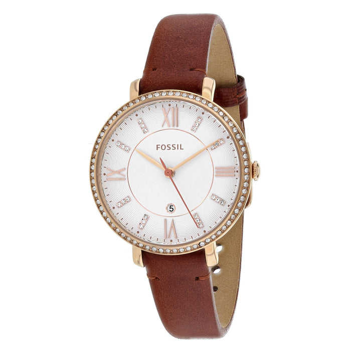 Fossil Women's Jacqueline White Dial Watch - ES4413