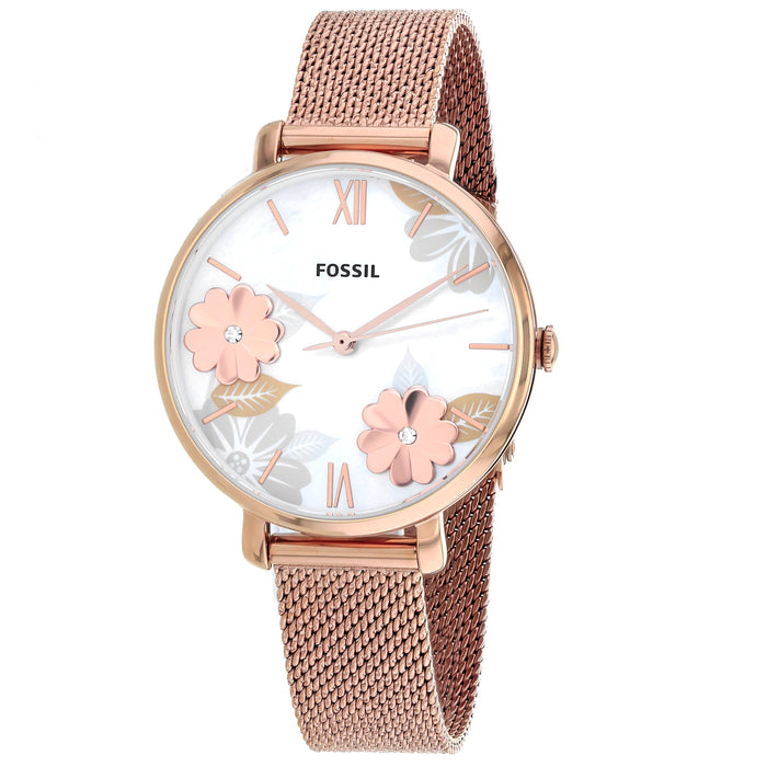 Fossil Women's Jacqueline White Dial Watch - ES4534