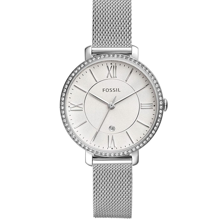 Fossil Women's Jacqueline White Dial Watch - ES4627