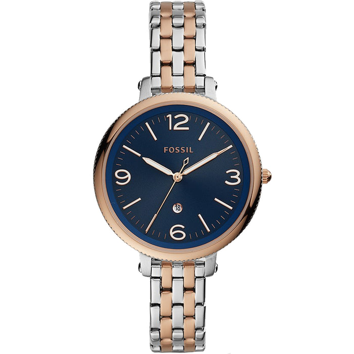 Fossil Women's Monroe Blue Dial Watch - ES4925